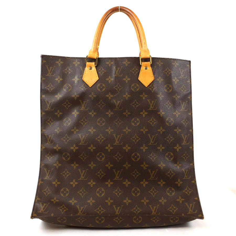 LOUIS VUITTON Sac Plat Handbag Monogram Brown M51140 | eBay