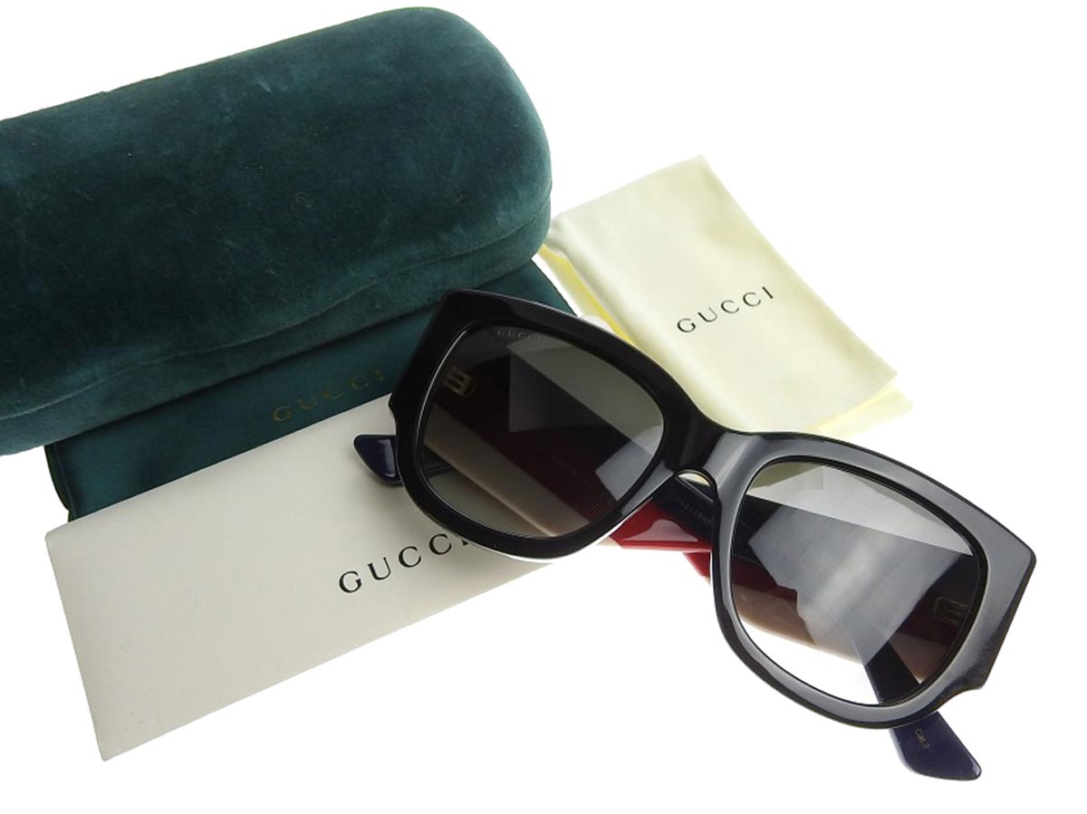 gucci tricolor sunglasses