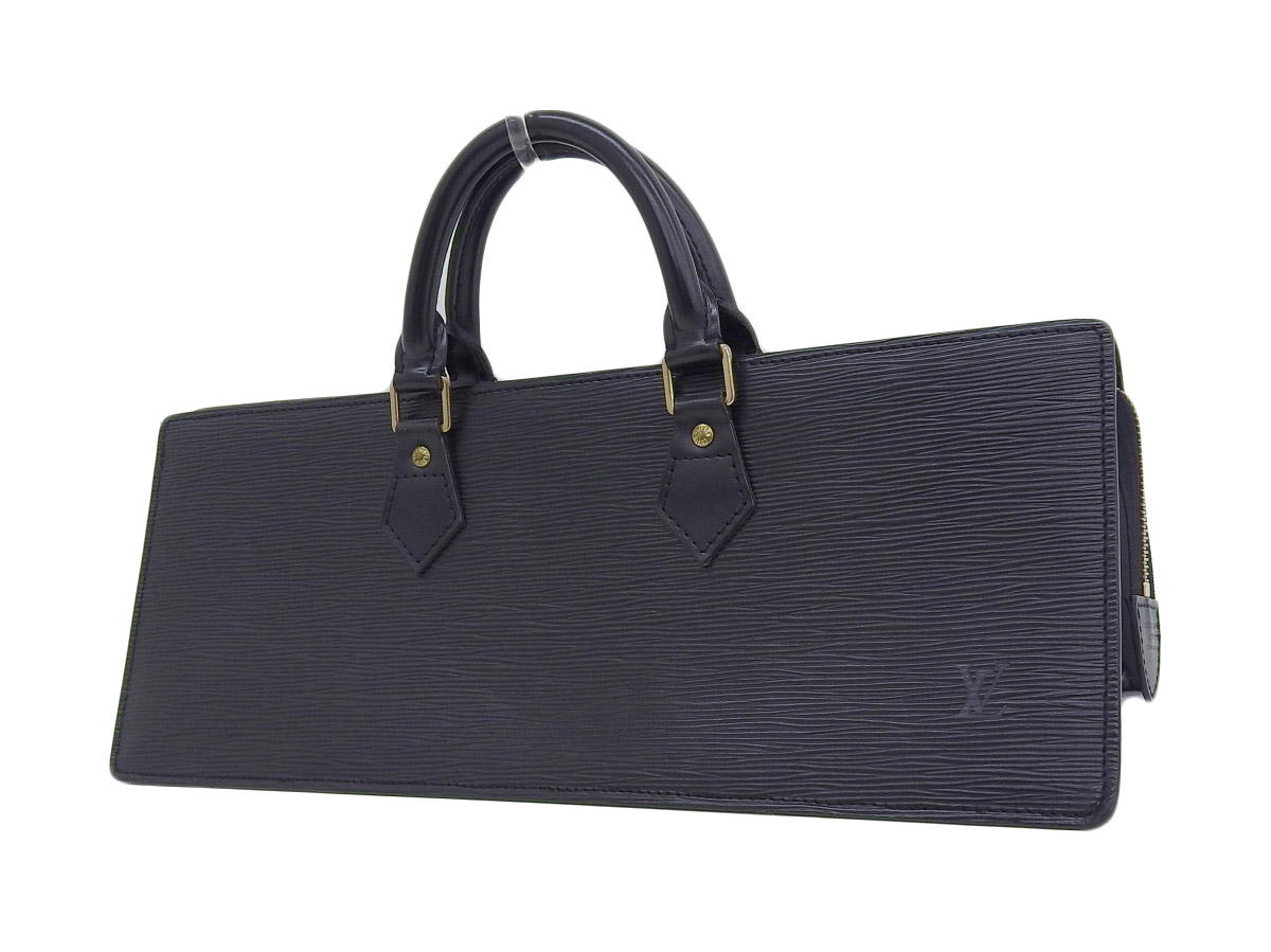 LOUIS VUITTON Sac Triangle Epi Handbag Noir Black Black M52092 | eBay