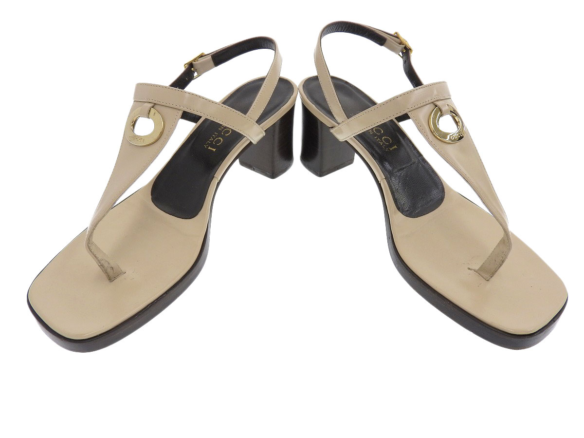 light beige sandals