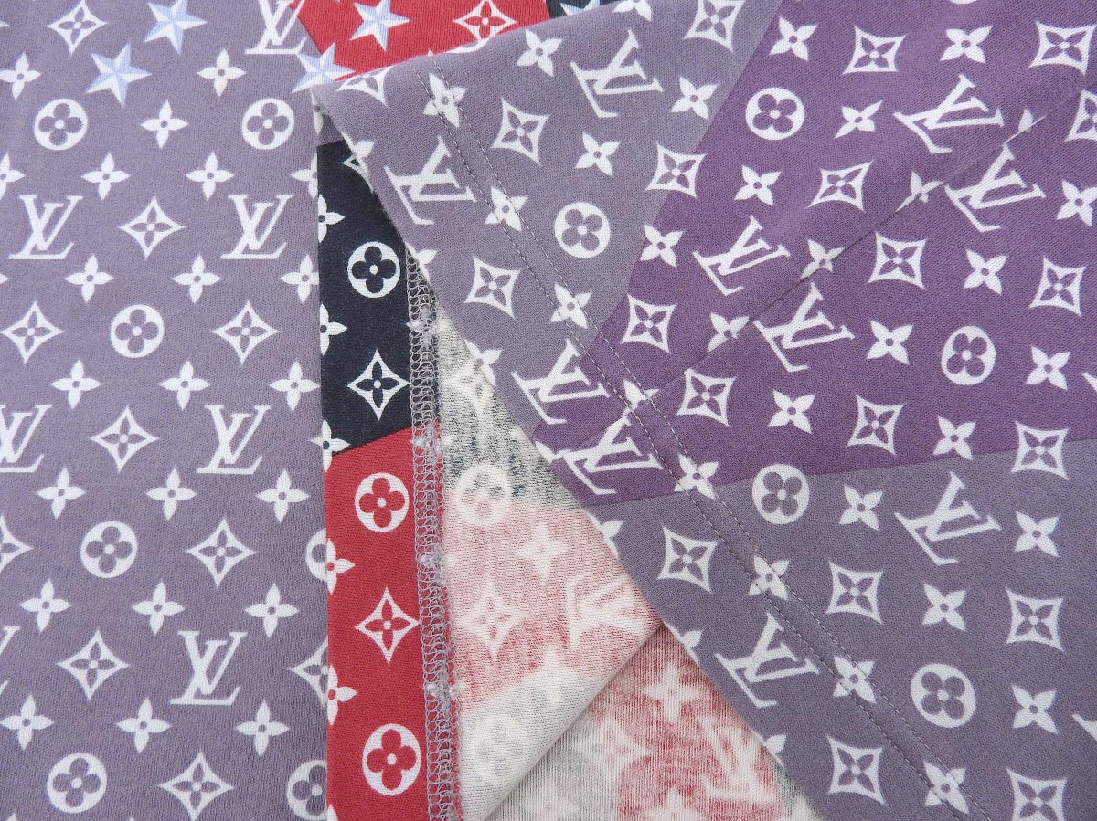 Louis Vuitton Print Cotton Fabric Panel | semashow.com