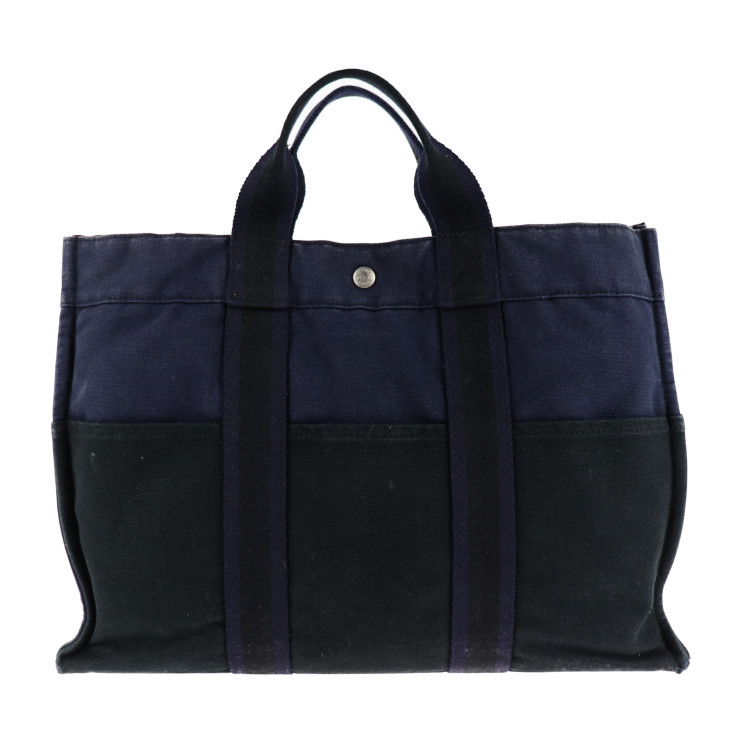 navy hermes bag