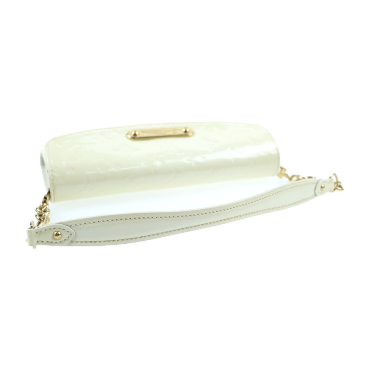LOUIS VUITTON Shoulder Bag M93541 Vernis Perle Chain wallet | eBay