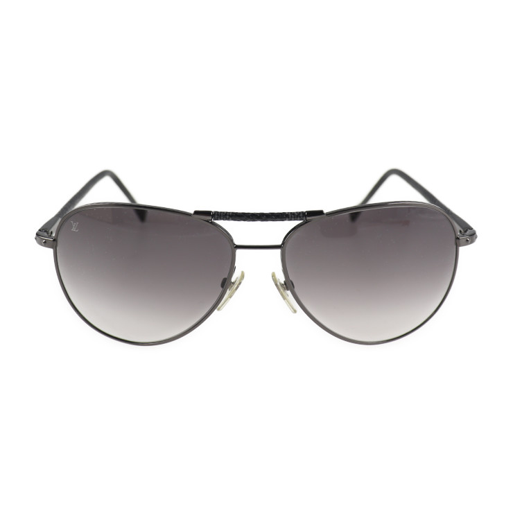 LOUIS VUITTON sunglasses Z0439U Damier Grafitto Canvas metal Black series t... | eBay