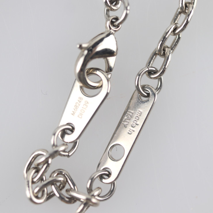 LOUIS VUITTON Necklace M68248 metal Silver | eBay