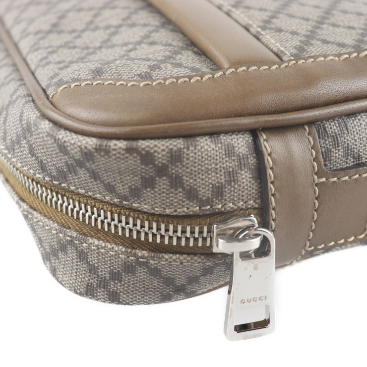 GUCCI Clutch bag 267921 493075 PVC leather Brown | eBay