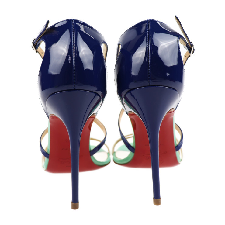 light blue louboutin heels