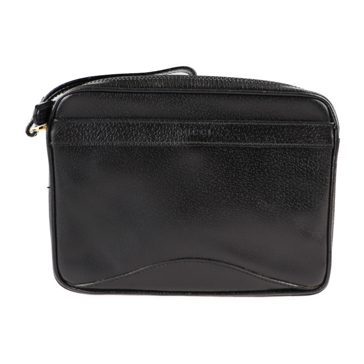 GUCCI Clutch bag 018 2020 3700 leather black business bag | eBay