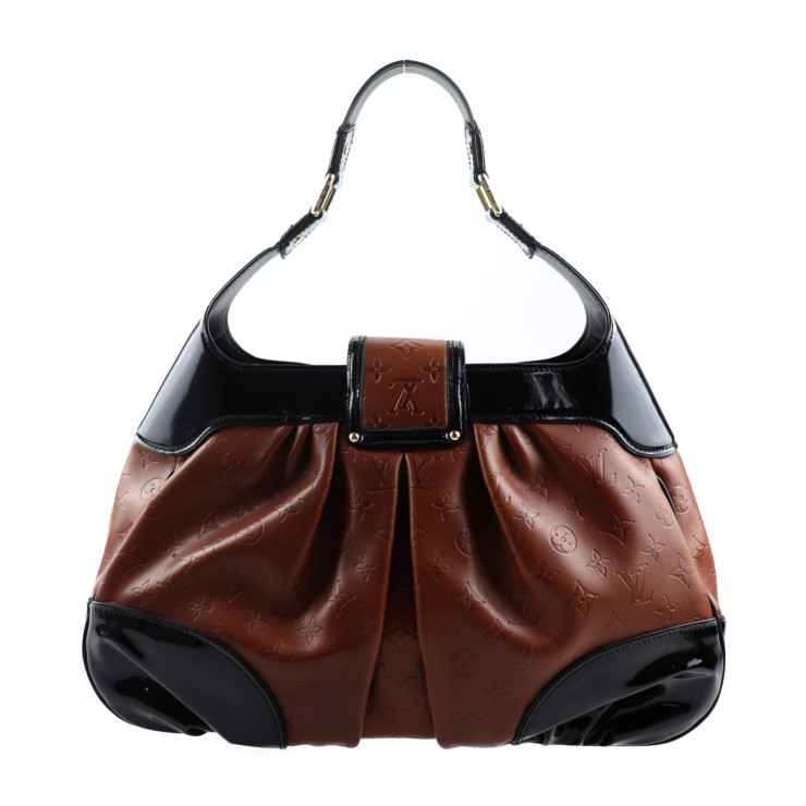 LOUIS VUITTON Shoulder Bag M95295 leather Patent leather Brown | eBay