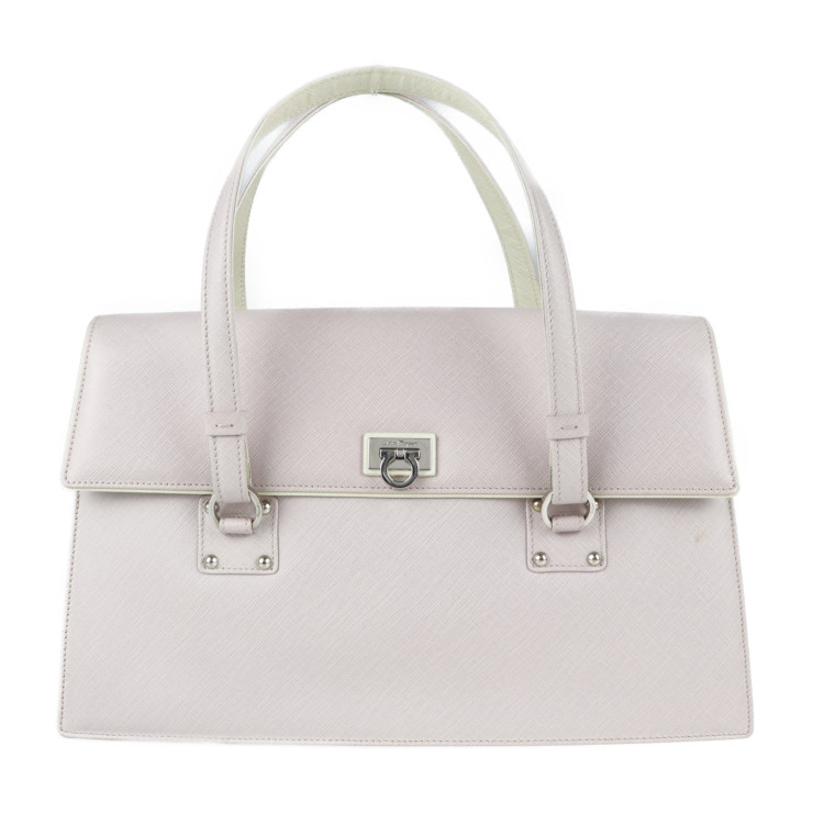 Salvatore Ferragamo Handbag DY-21 7334 leather Light pink | eBay