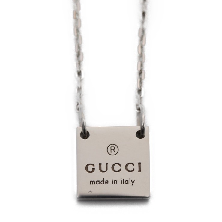 gucci square necklace