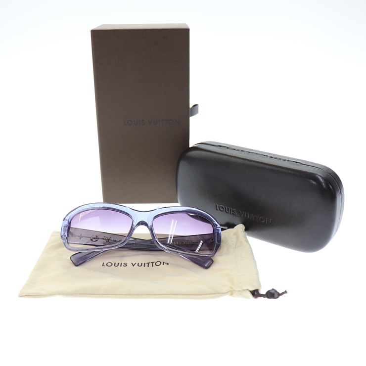 LOUIS VUITTON sunglasses Z0310E Platstick Purple | eBay