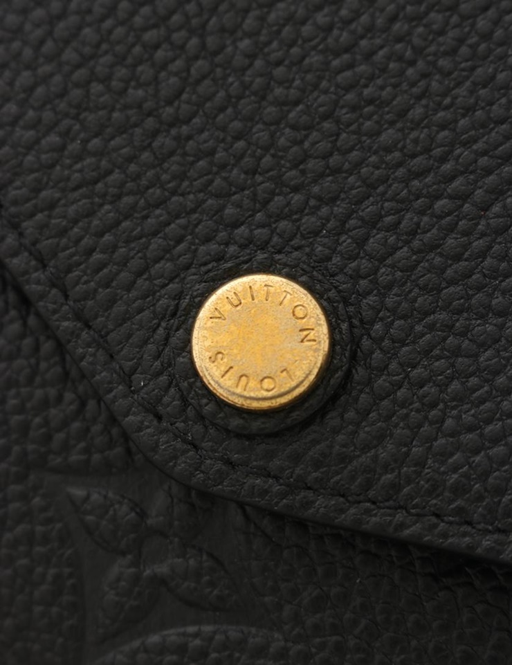 LOUIS VUITTON wallet Monogram Ann Platt leather black purse | eBay