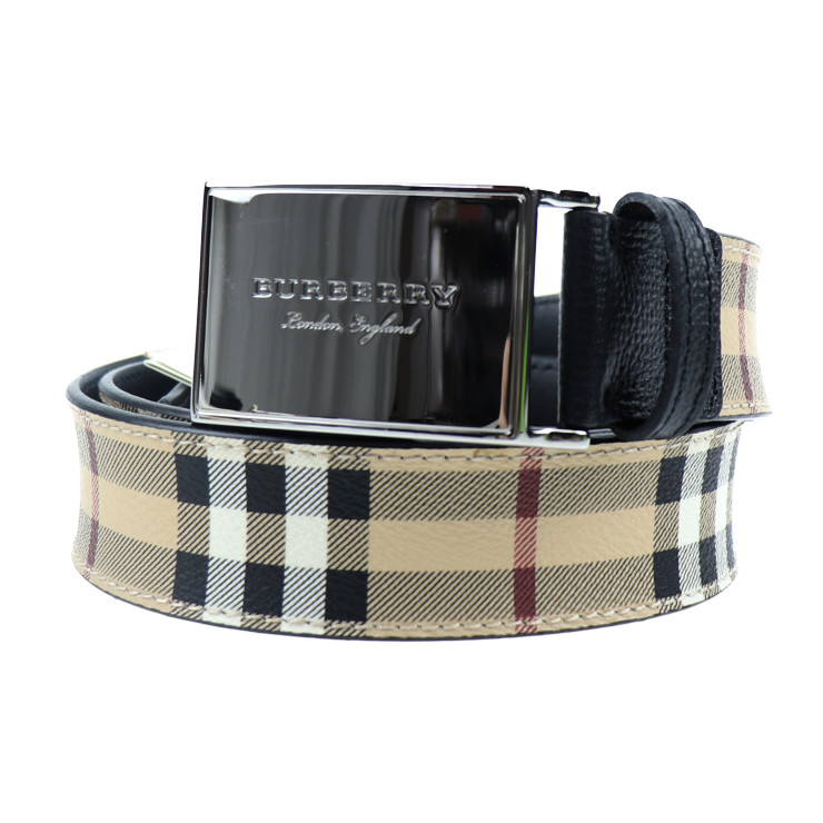 burberry plaid belt