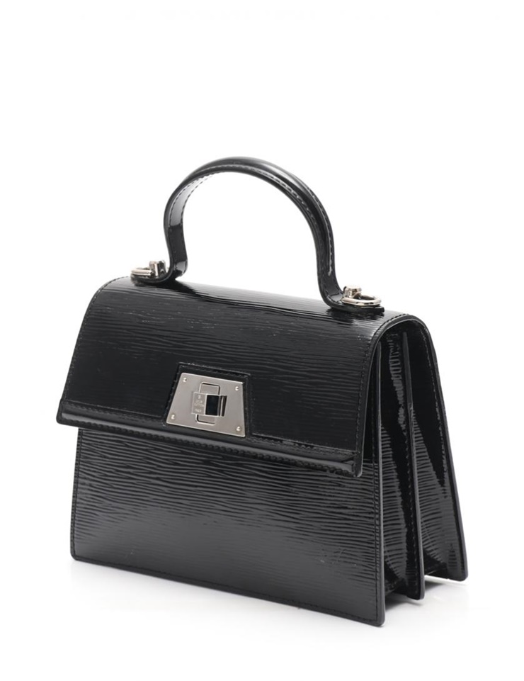 louis vuitton black epi leather handbag