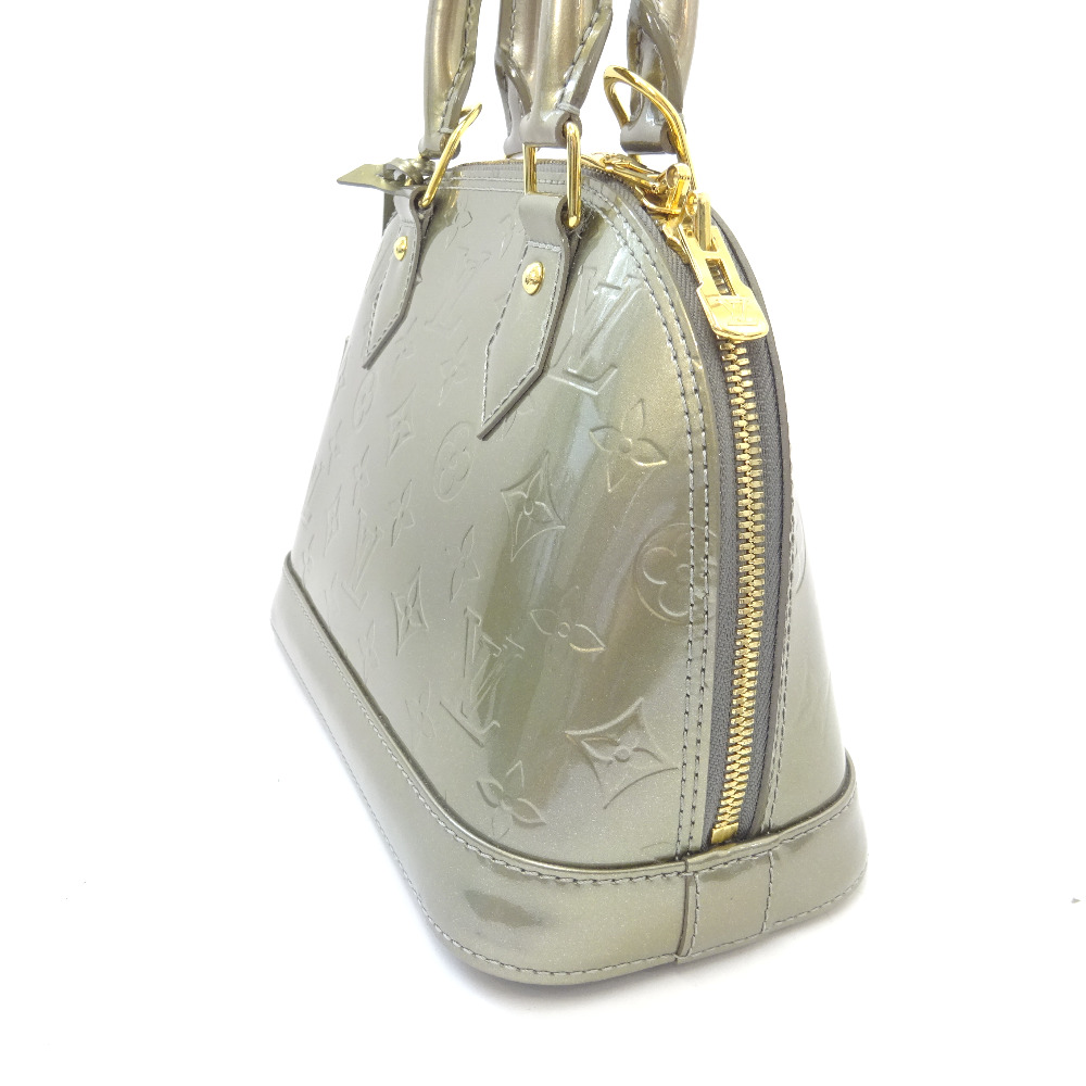 Louis Vuitton M91609 Alma BB Vernis 2WAY Shoulder Bag Handbag Monogram Verni... | eBay