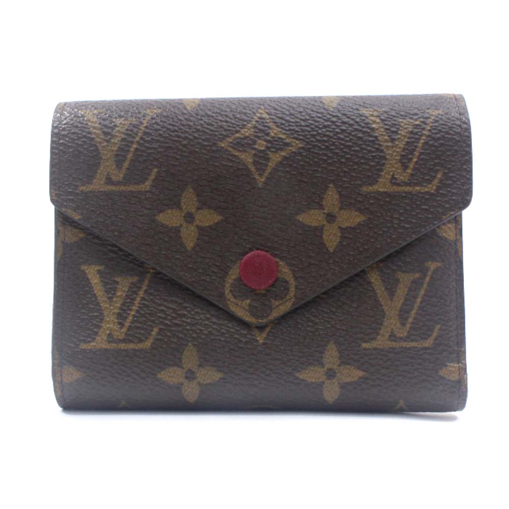 Louis Vuitton M41938 Portefeiulle Â· Victorine Monogram Tri-fold wallet Mo... | eBay