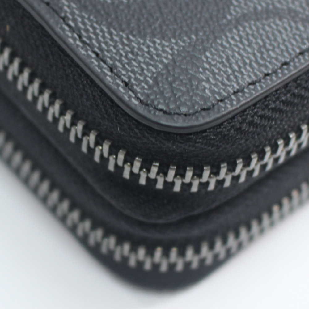 Coach F93504 Double zip travel organizer Signature purse PVC/leather