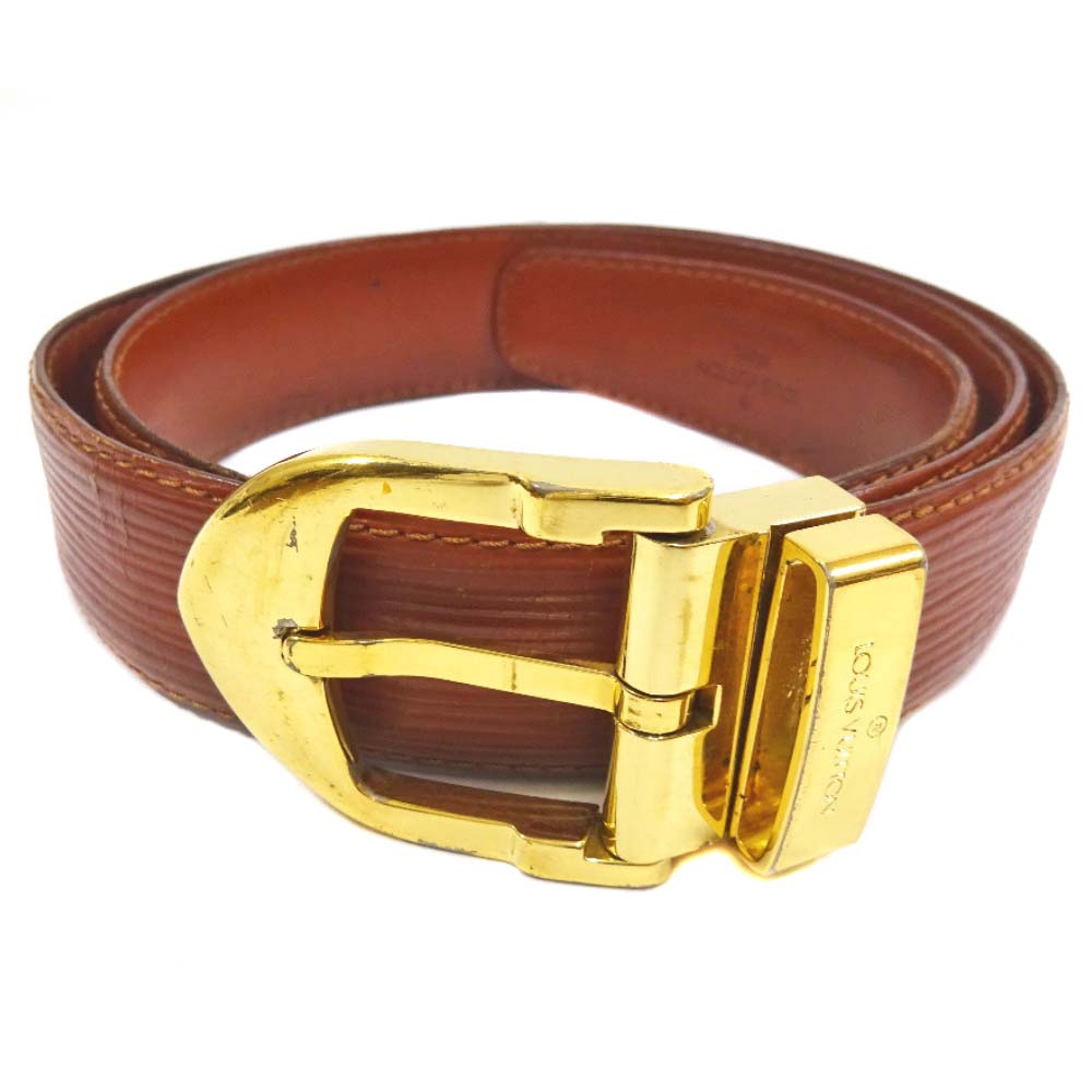 Louis Vuitton R15003 Epi Saintur Classic belt Epi Leather mens | eBay