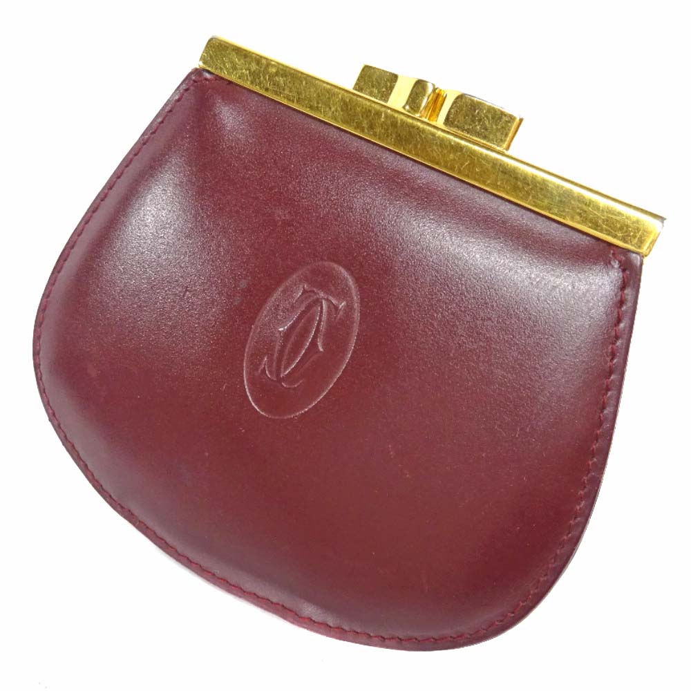 cartier leather purse