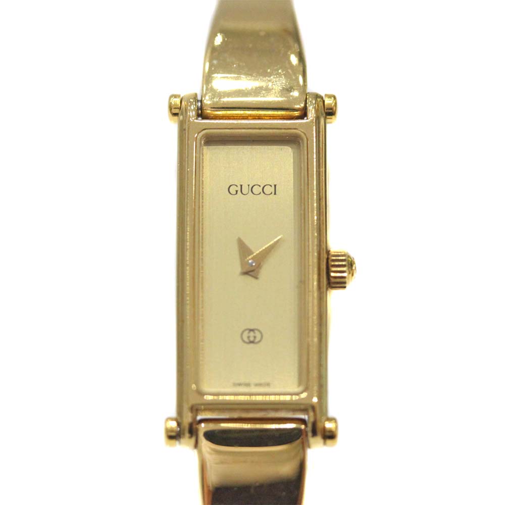 GUCCI 1500L Bangle watch Watches Stainless Steel Women goldDial | eBay