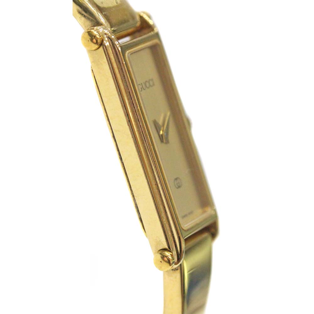 gucci gold bangle watch 1500l