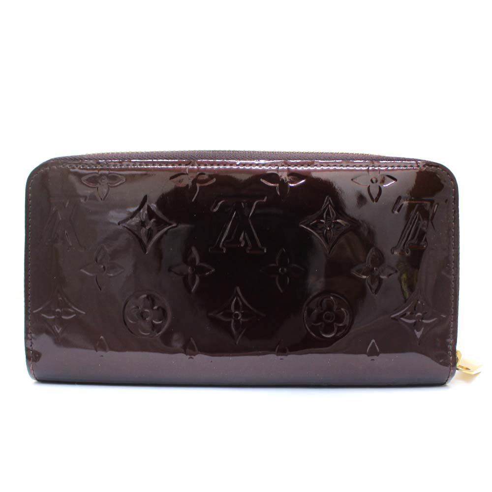 Louis Vuitton M93522 Zippy wallet Zip Around purse purple Monogram Vernis Women | eBay