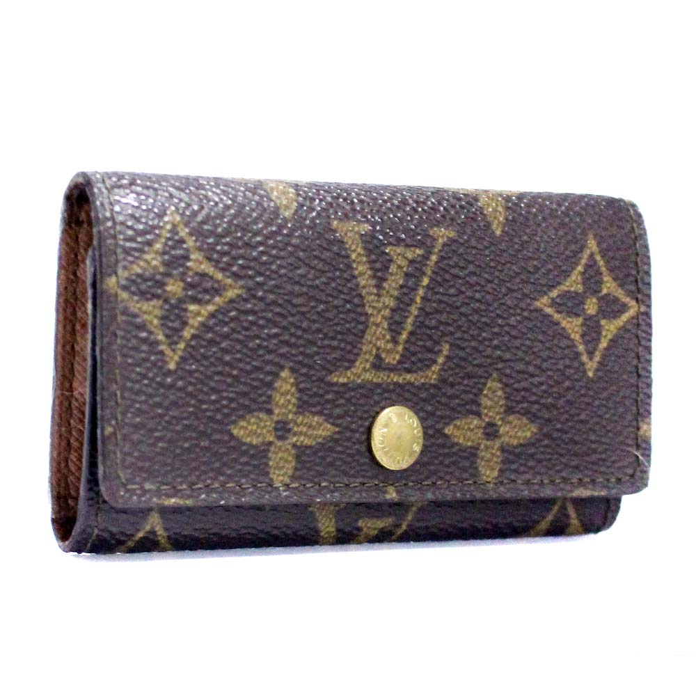Louis Vuitton M62631 4 hookskey holder Monogram Multicles 4 key holder PVC u... | eBay
