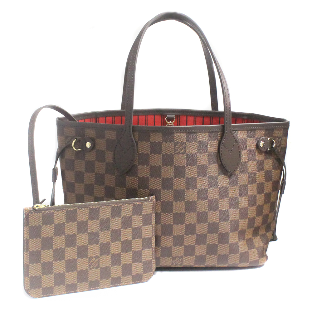 Louis Vuitton N41359 Damier Neverfull PM Tote Bag PVC Women | eBay