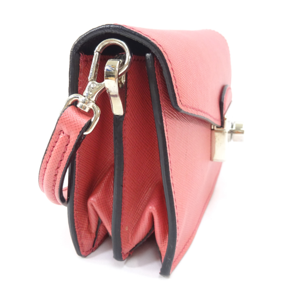 PRADA Saffiano 2WAY Handbag Mini pochette Shoulder Bag leather Women | eBay