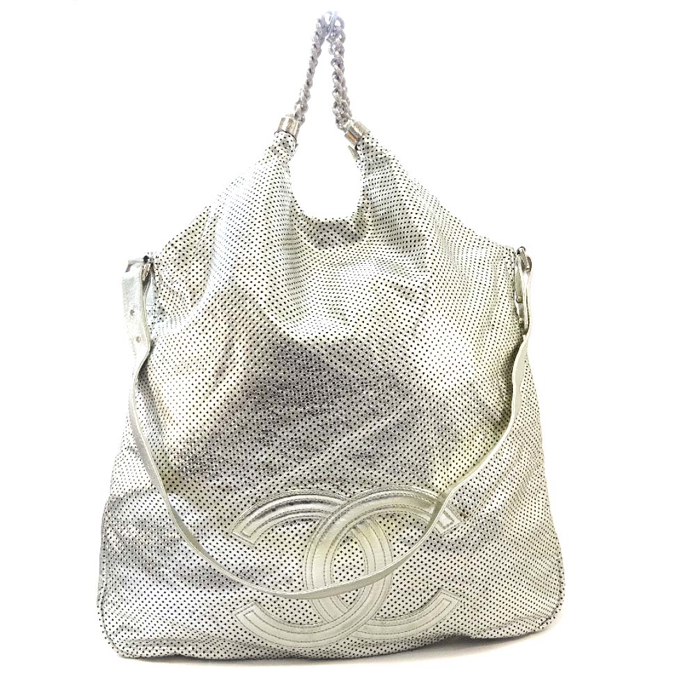 CHANEL COCO Mark 2WAY Shoulder Bag Handbag Punching leather Women | eBay