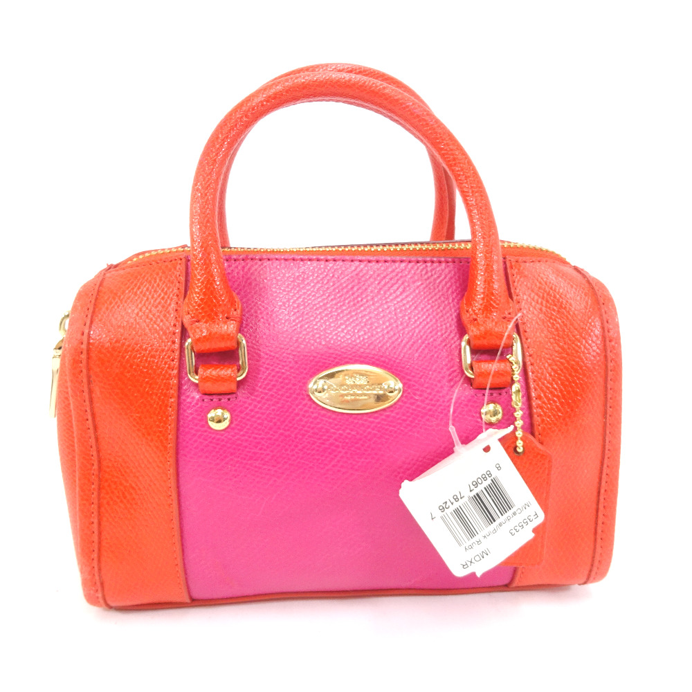 Coach F35533 2way Shoulder Bag Bennett Baby Satchel Handbag pink ...