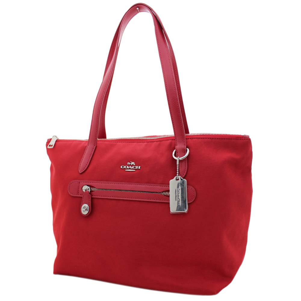 Details About Coach 35500 Tote Bag Nylon Leather Women