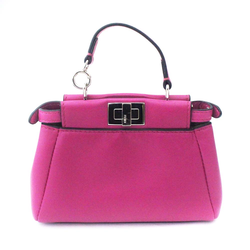 Fendi 8M0355 Micro Peek-A-boo Mini Bag 2way handbag Shoulder Bag ...