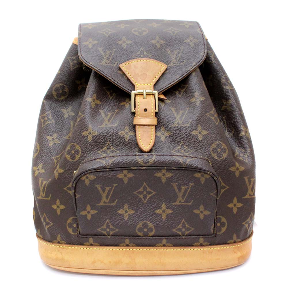 Louis Vuitton M51136 Montsouris MM Monogram Rucksack Backpack PVC Women | eBay