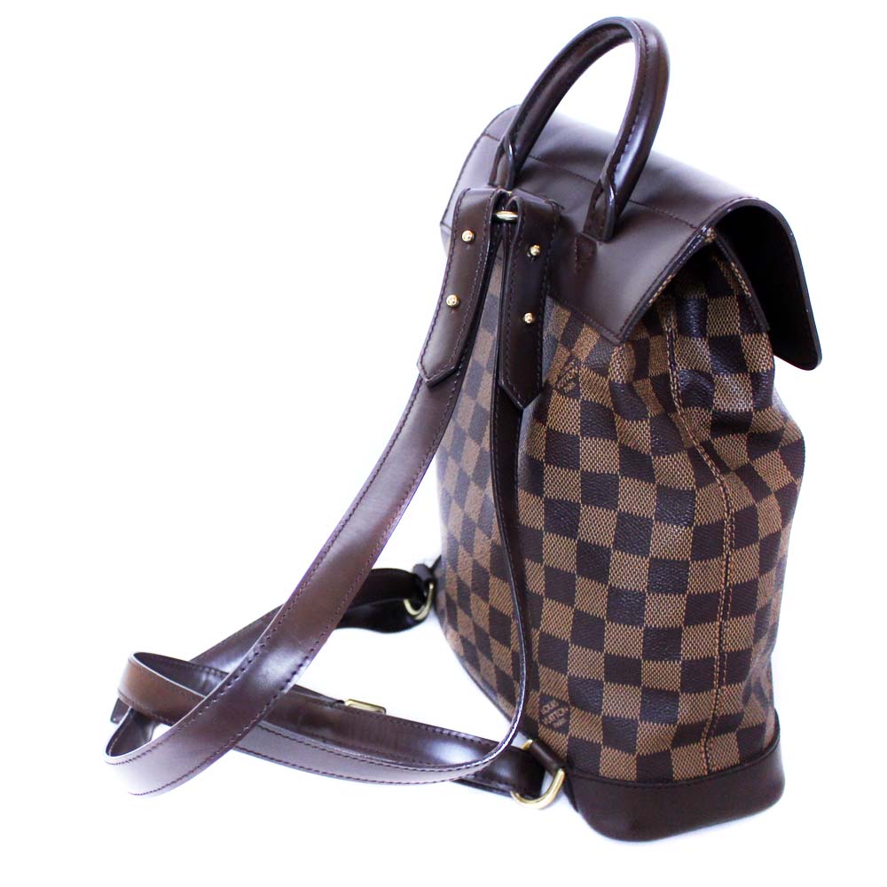 Louis Vuitton N 51132 Damier Soho Rucksack Backpack PVC/leather unisex | eBay