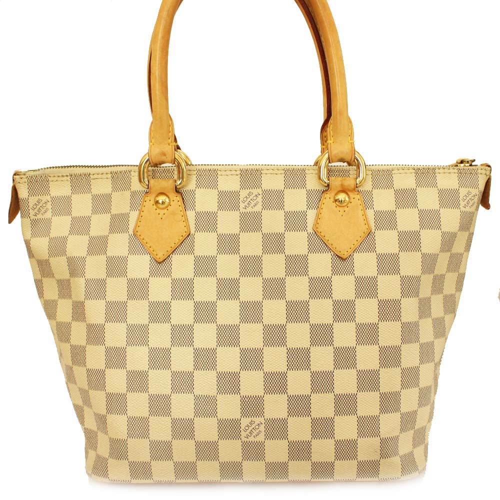 Louis Vuitton N51186 Saleya PM Damier Tote Bag Handbag white Damier Azur Can... | eBay
