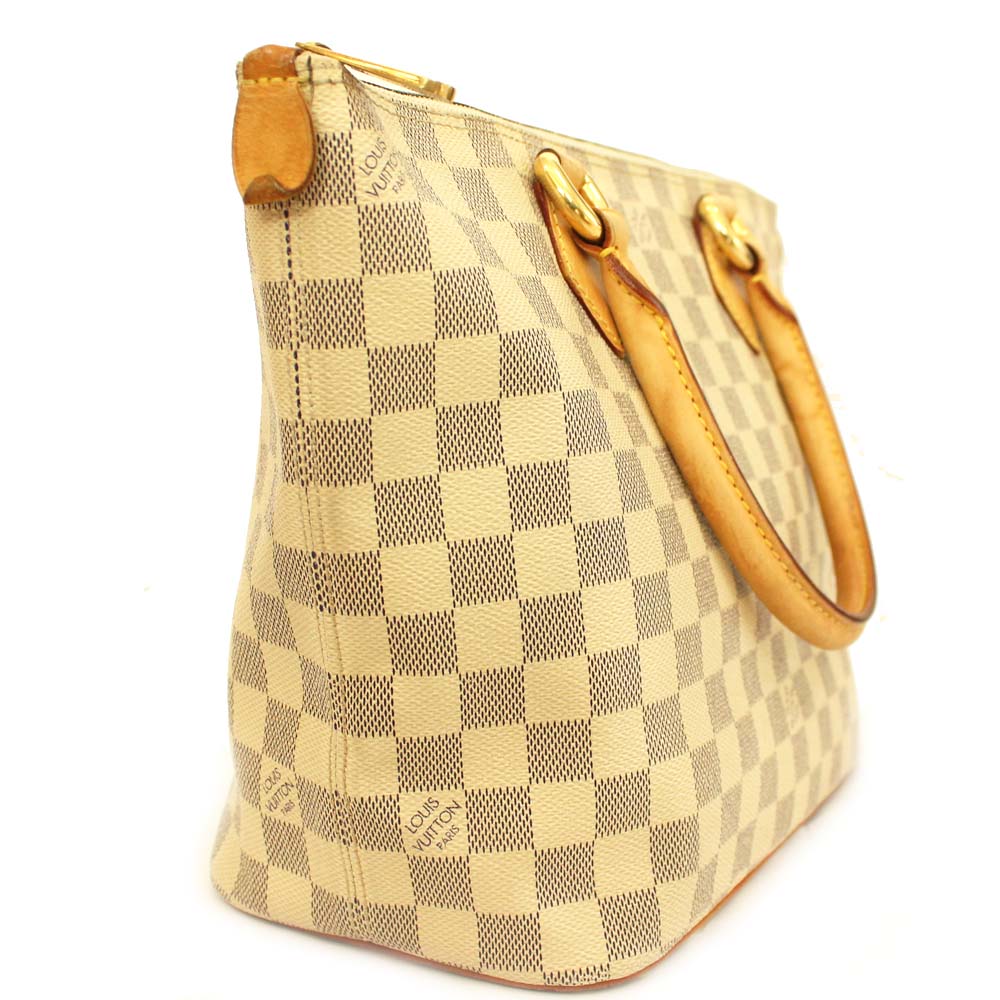 Louis Vuitton Handbag Damier Saleya Pm N51186 Azur Canvas Leather