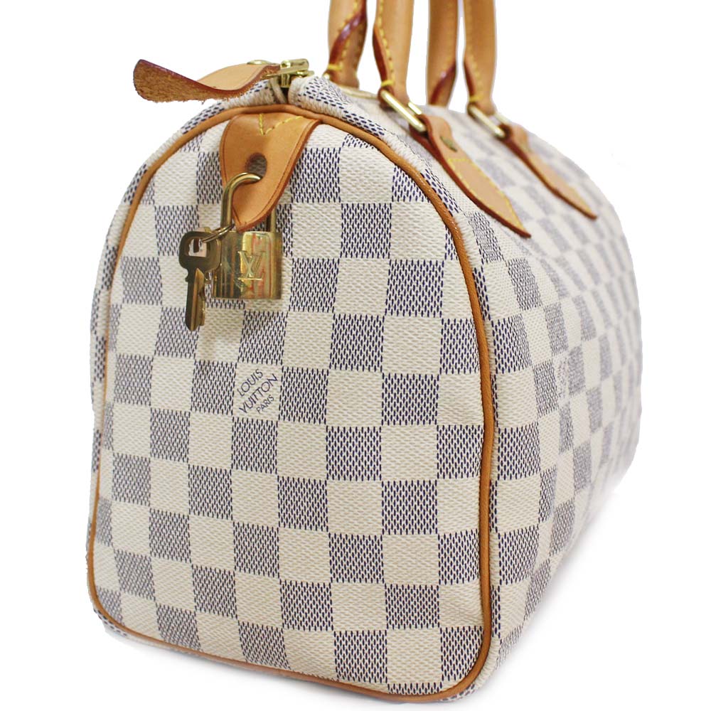 Louis Vuitton N41534 Speedy 25 Damier Mini Boston bag Handbag white Damier A... | eBay
