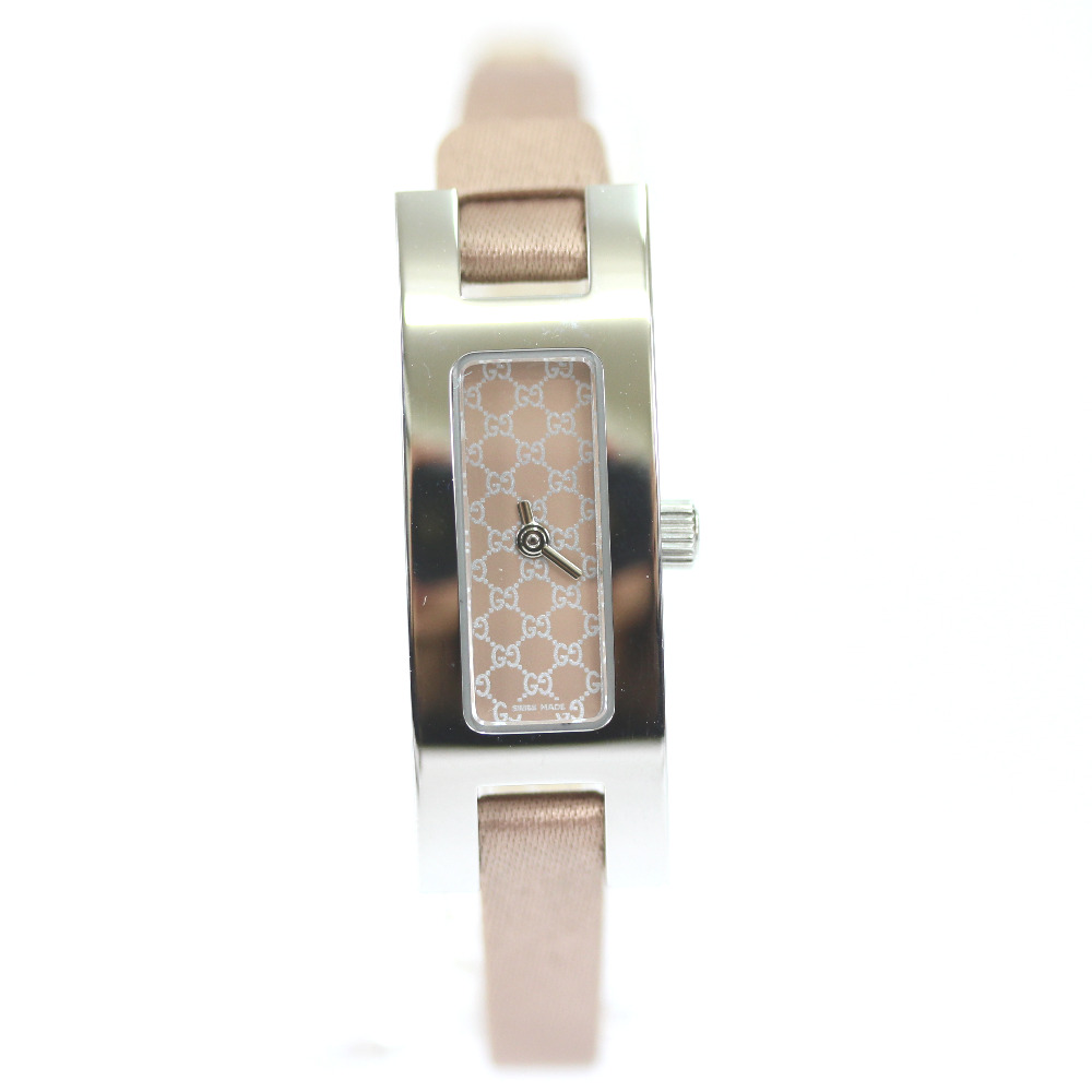 GUCCI 3900L GG Watches pink beige Gold Plated/Satin Women beigeDial | eBay