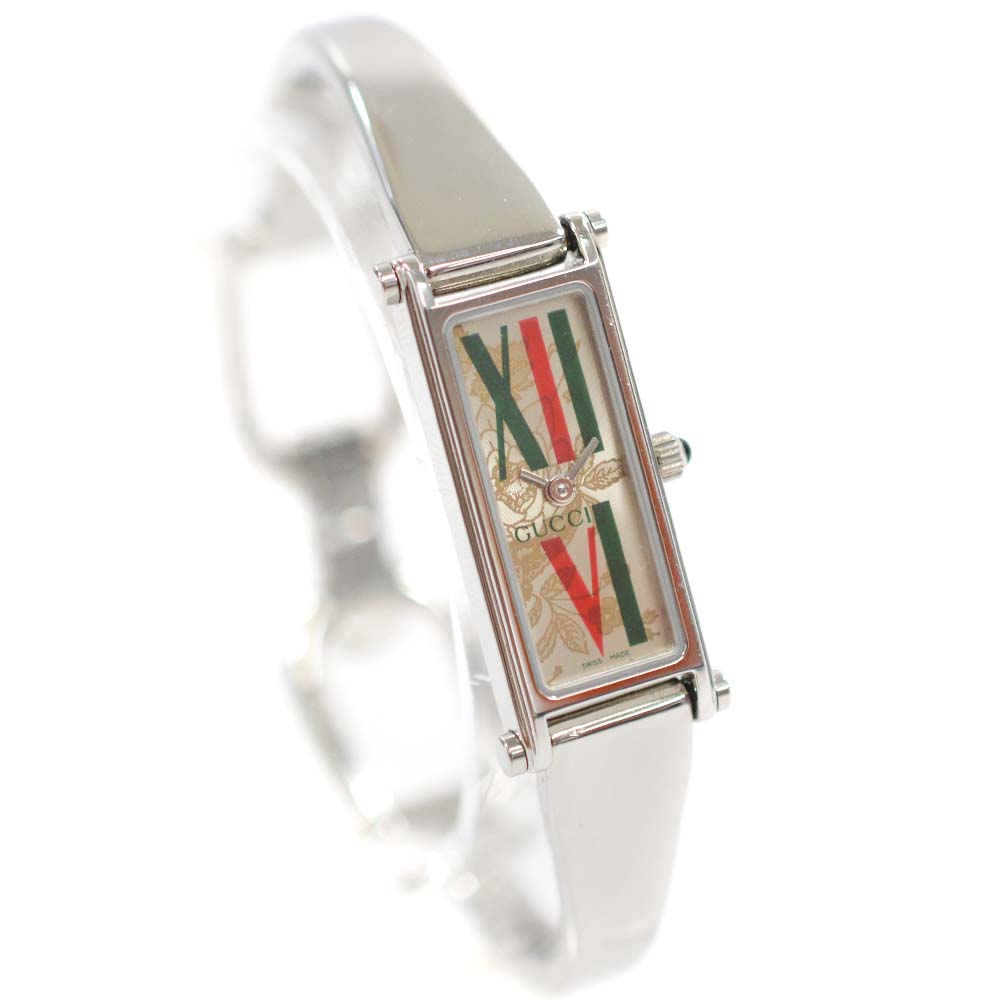 gucci gold bangle watch 1500l