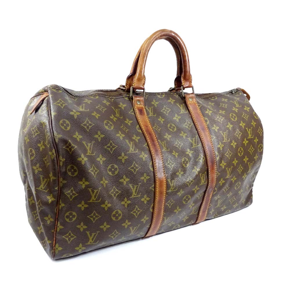 Louis Vuitton M41426 Monogram Kiepol 50 Boston bag PVC/Nume leather unisex | eBay