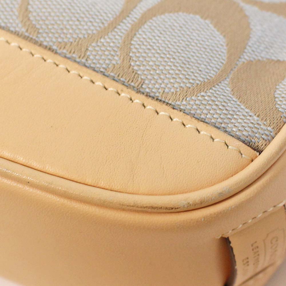 Coach 6094 Signature Accessory pouch Shoulder Bag canvas/leather Women