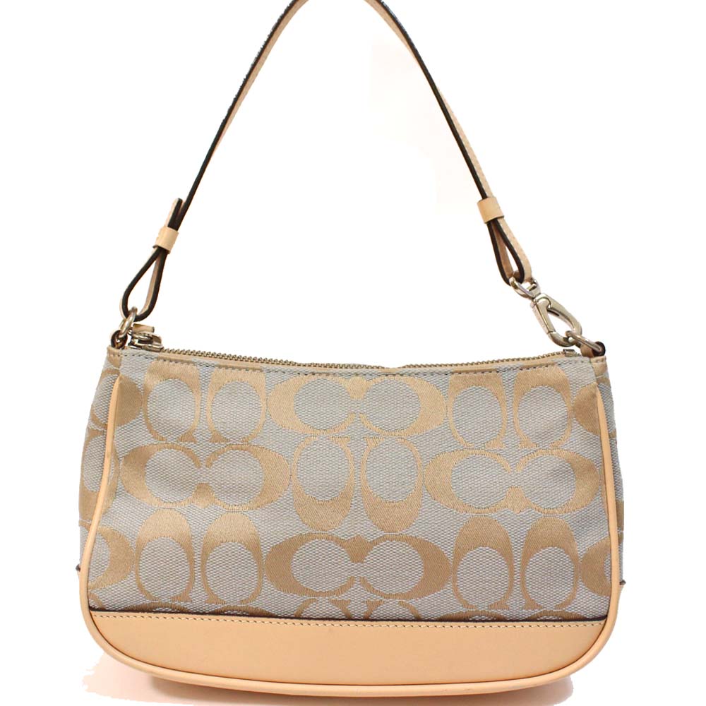 Coach 6094 Signature Accessory pouch Shoulder Bag canvas/leather Women