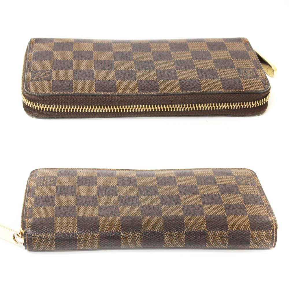 Louis Vuitton N60015 Damier Zippy Wallet Zip Around purse Damier canvas unisex | eBay