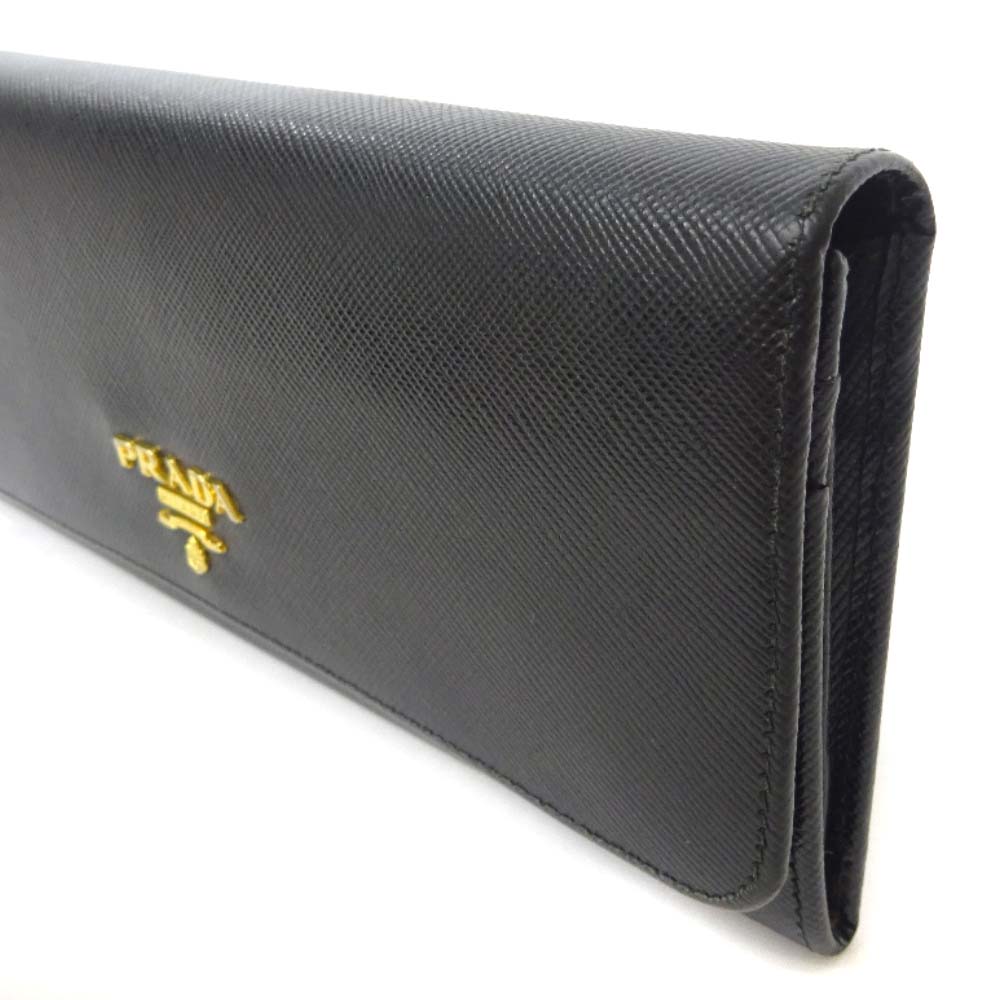 PRADA 1M1132 Saffiano flap purse gold leather Women | eBay