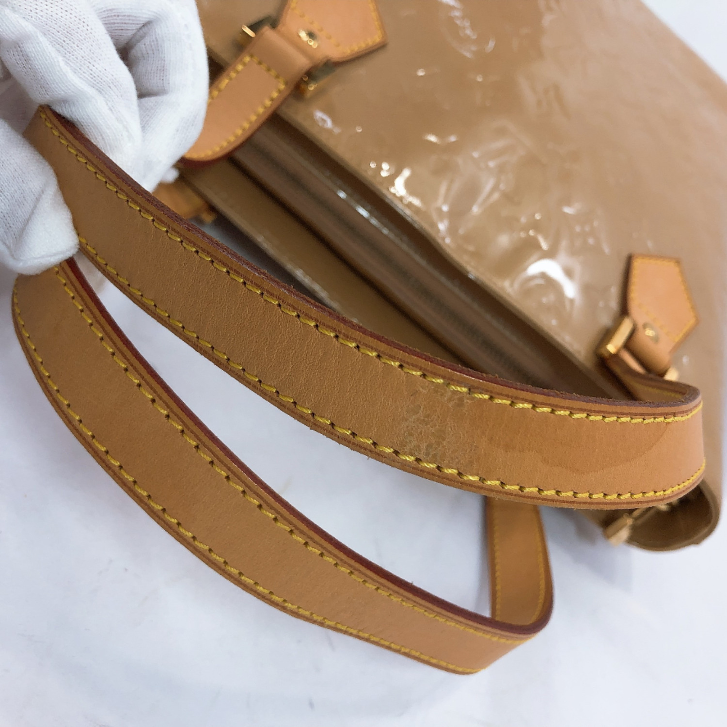 LOUIS VUITTON M91340 Houston Handbag Monogram Vernis Women | eBay