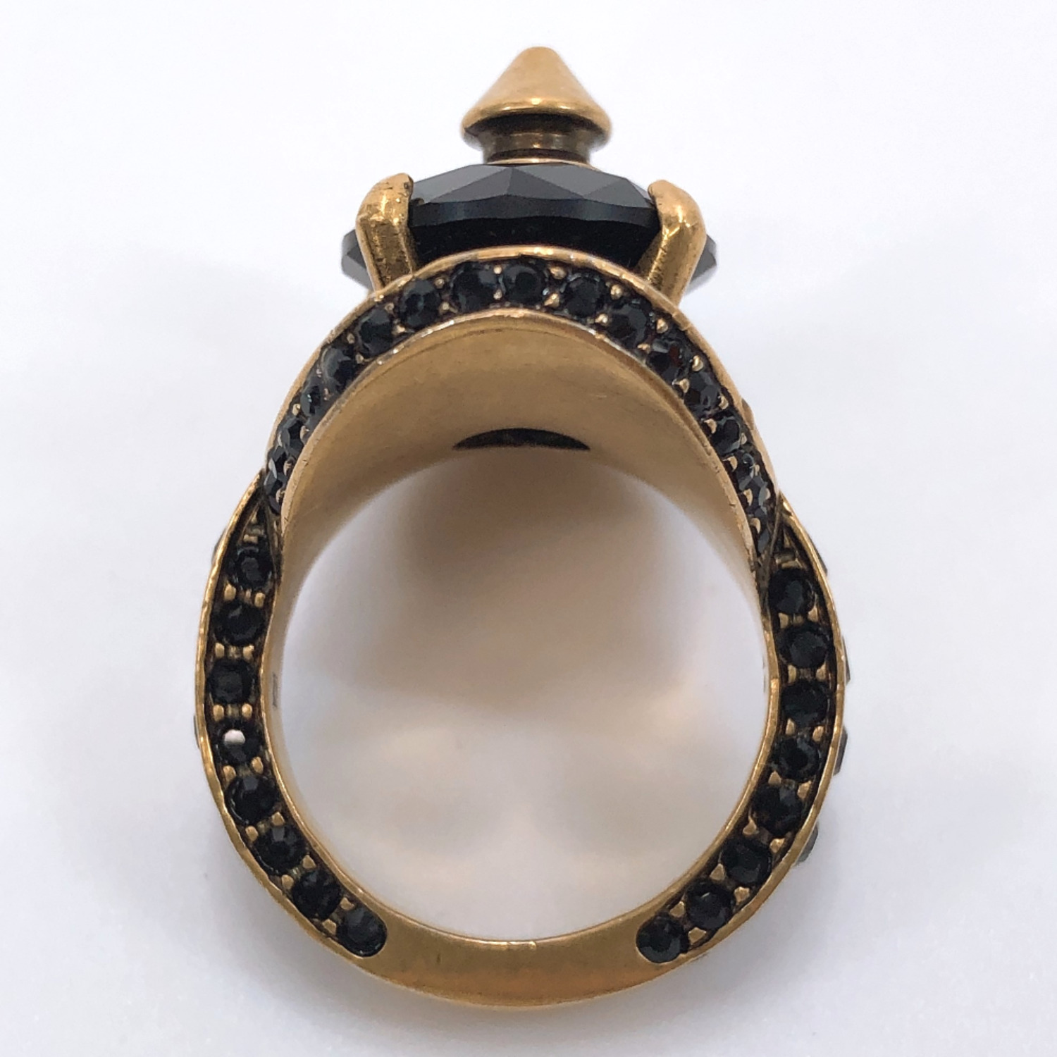 gucci ring with swarovski crystals