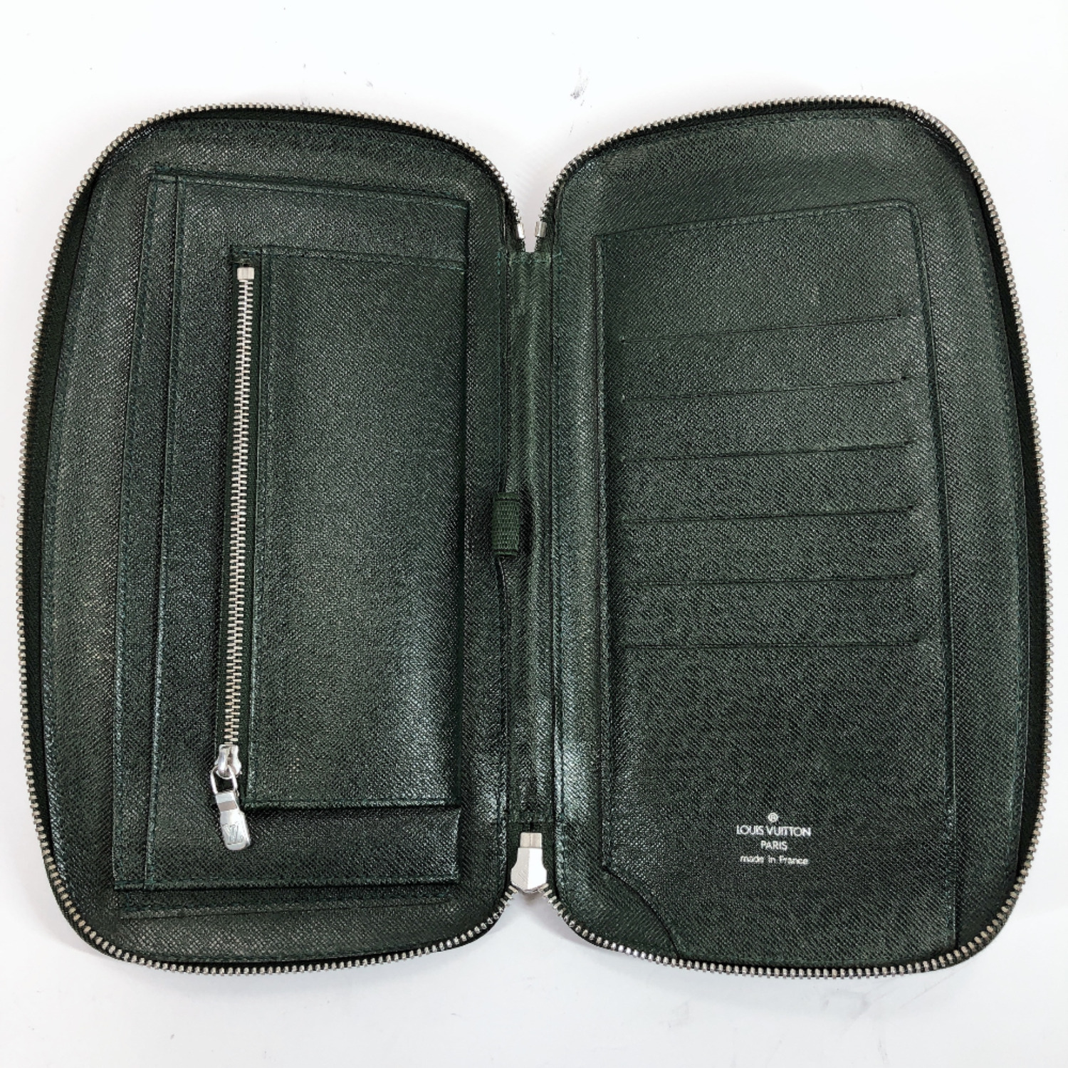 LOUIS VUITTON Clutch bag M30654 Organizer Atoll Travel case Taiga mens | eBay