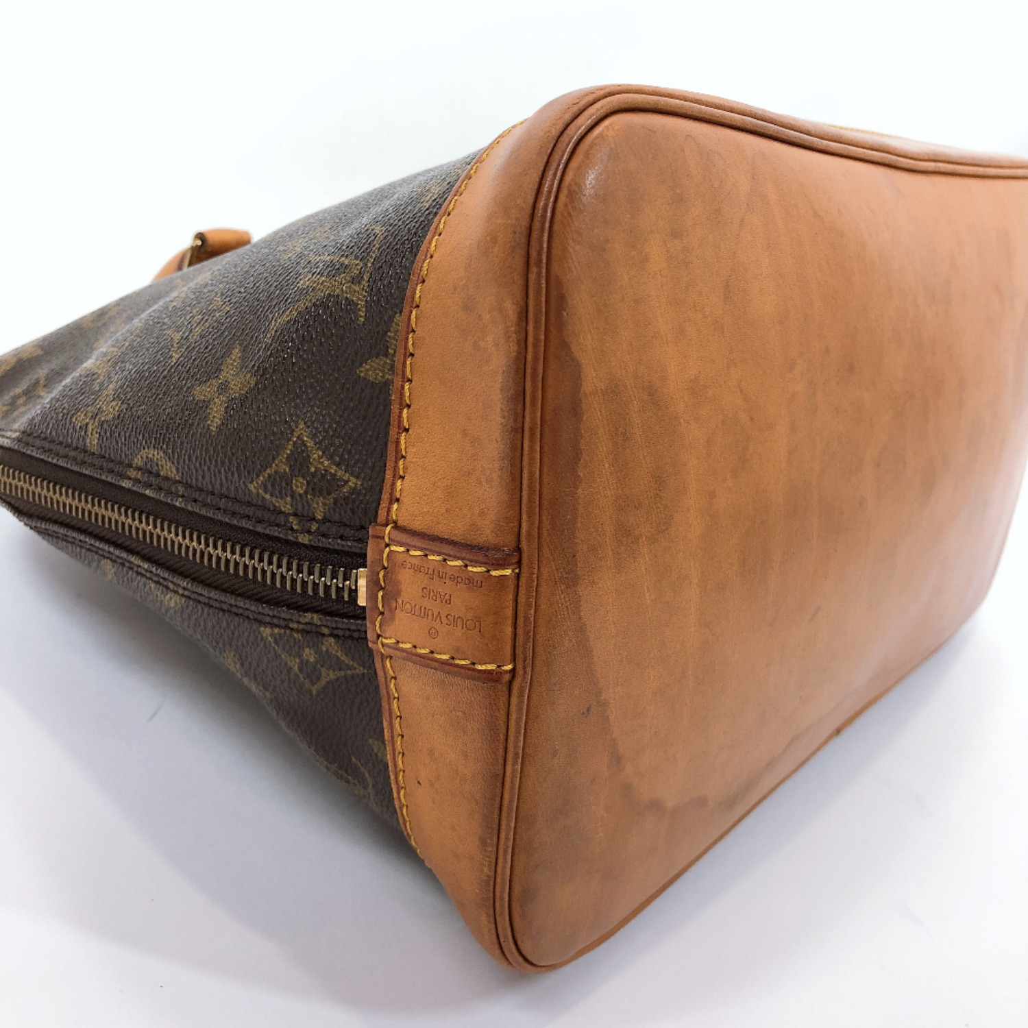 LOUIS VUITTON Handbag M51130 Alma Monogram canvas/Leather Brown